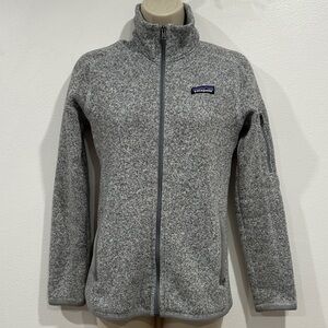 Patagonia Women's Heather Grey Full-Zip Utility Jacket - excellent condition!